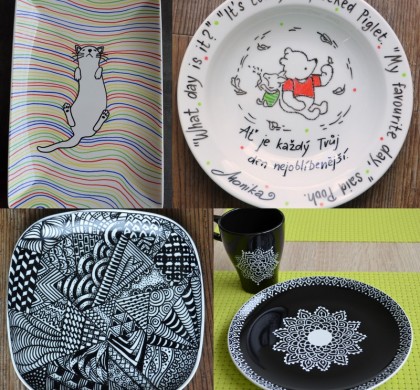 Test fixů na porcelán