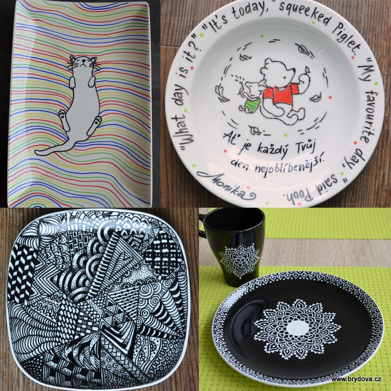Test fixů na porcelán