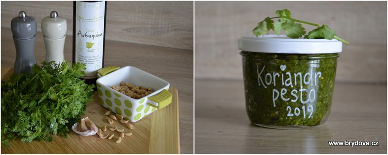 Koriandrové pesto
