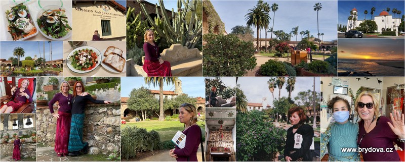 Vlog 882/24 – nehty, vzpomínky, San Juan Capistrano, západ slunce