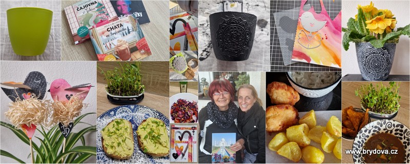 Vlog 1241/25 – recyklace květináče, dobré jídlo a návštěva u Jarušky v Krumlově