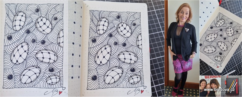 Vlog 1256/25 – relaxace při malování zentangle